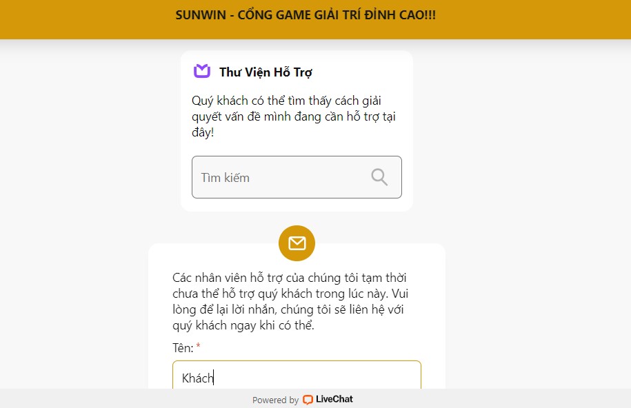 Sunwin – Dịch vụ chăm sóc khách hàng số 1 Việt Nam