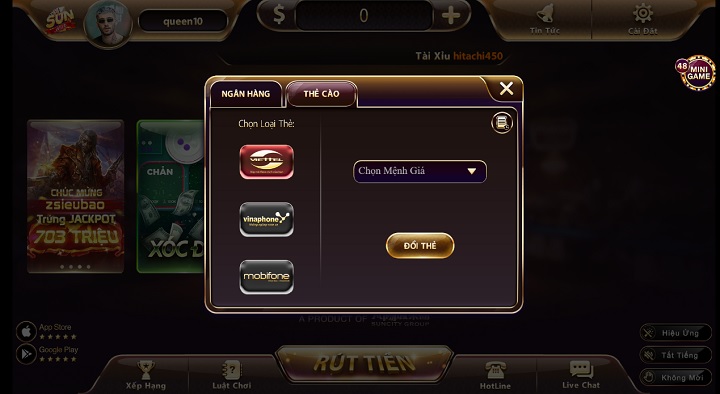 Sunwin - Đa dạng kênh thanh toán cho người chơi lựa chọn