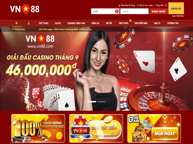 Cùng trải nghiệm khuyến mãi tặng mã code free của Vn88 Club