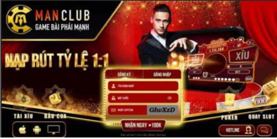 Tải nổ hũ Man Club vui chơi thả ga, kiếm ngay tiền tỷ