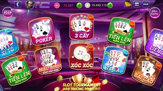 Đại gia thế giới game bài online đích thị là tip.club.com