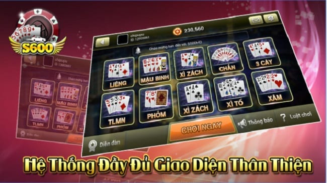 Game bài đổi thưởng S600 không bao giờ lỗi thời