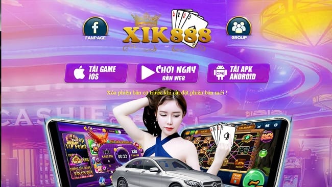 Cổng game đánh bài online Xik888.com dành cho thế hệ mới